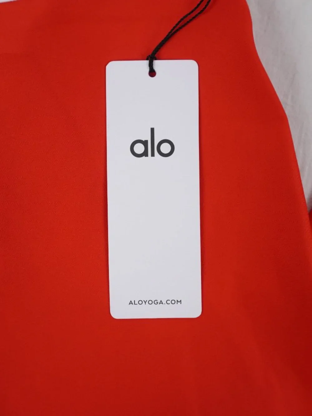 Alo Airlift High-Waist Alignment Leggings In Bright Red/White - Size Medium NWT